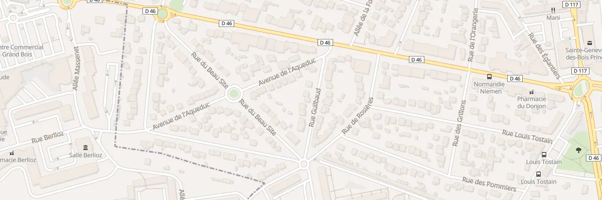 Plan du 8 Rue Guilbaud à Sainte-Geneviève-des-Bois