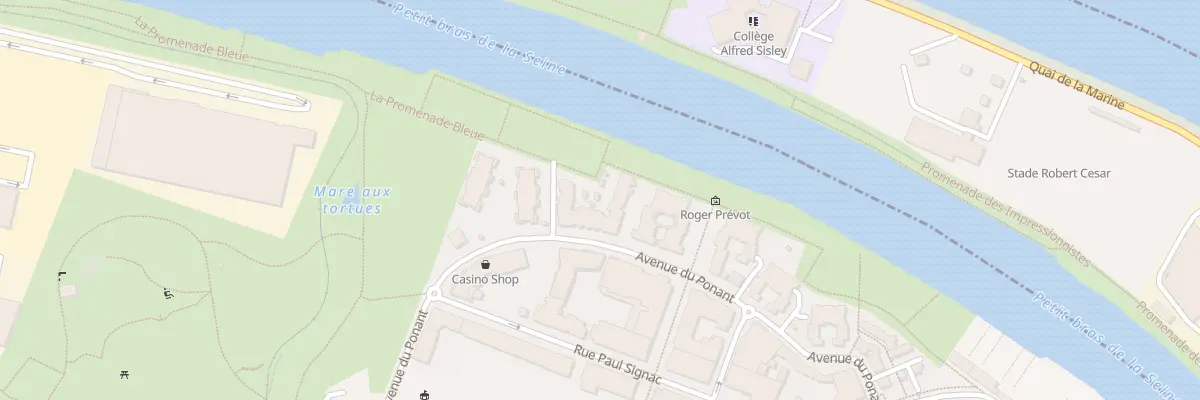Plan du 42 Av du Ponant à Villeneuve-la-Garenne