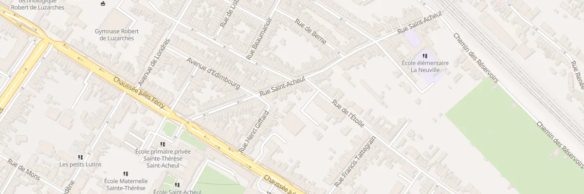 Plan du 48 Rue Saint-Acheul à Amiens