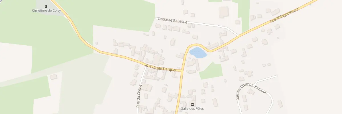 Plan du 1 Rue d’Engoulevent à Coisy