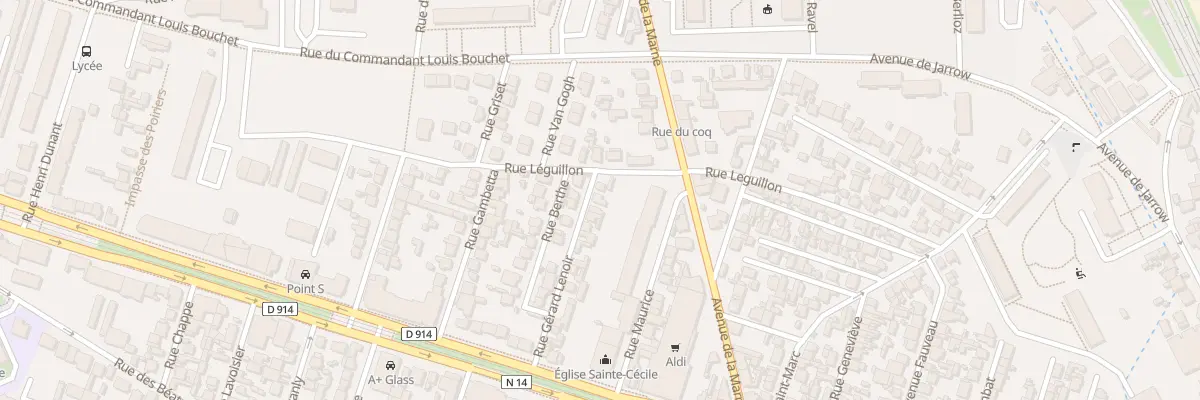Plan du 24 Rue Gérard Lenoir à Épinay-sur-Seine