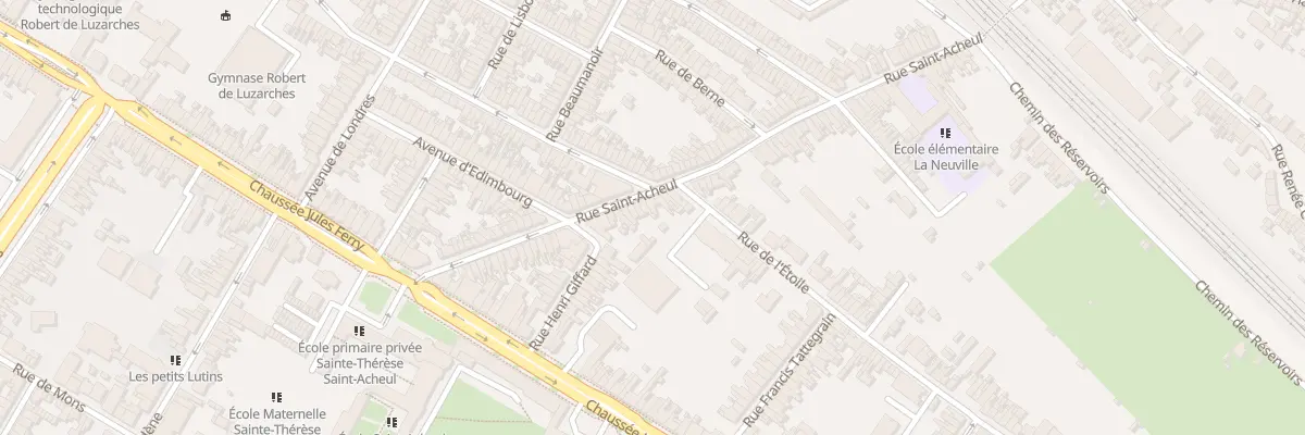 Plan du 52 Rue Saint-Acheul à Amiens
