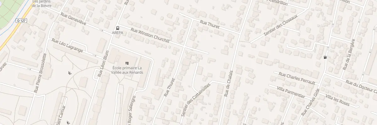 Plan du 21 Rue Thuret à L’Haÿ-les-Roses
