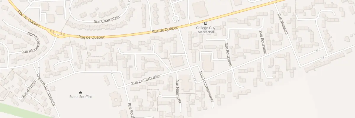 Plan du 55 Rue Le Corbusier à Amiens