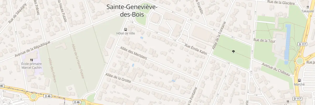 Plan du 21 All des Merisiers à Sainte-Geneviève-des-Bois