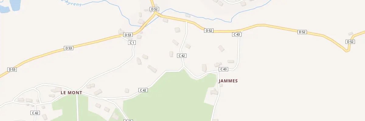 Plan du 5080A Le Mont à Ayrens