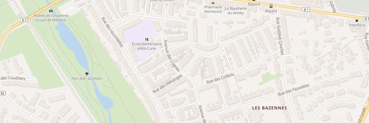 Plan du 7 Rue des Courlis Saint Pol à Dunkerque