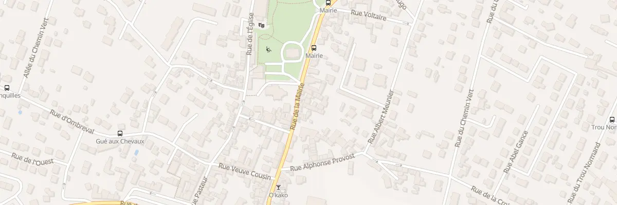 Plan du 30 Rue de la Mairie à Domont