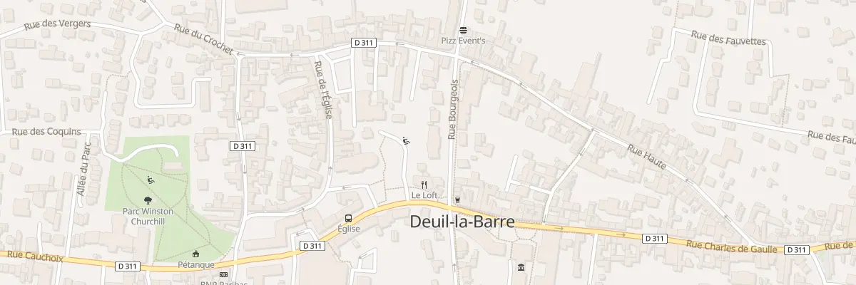 Plan du 5 Rue Bourgeois à Deuil-la-Barre