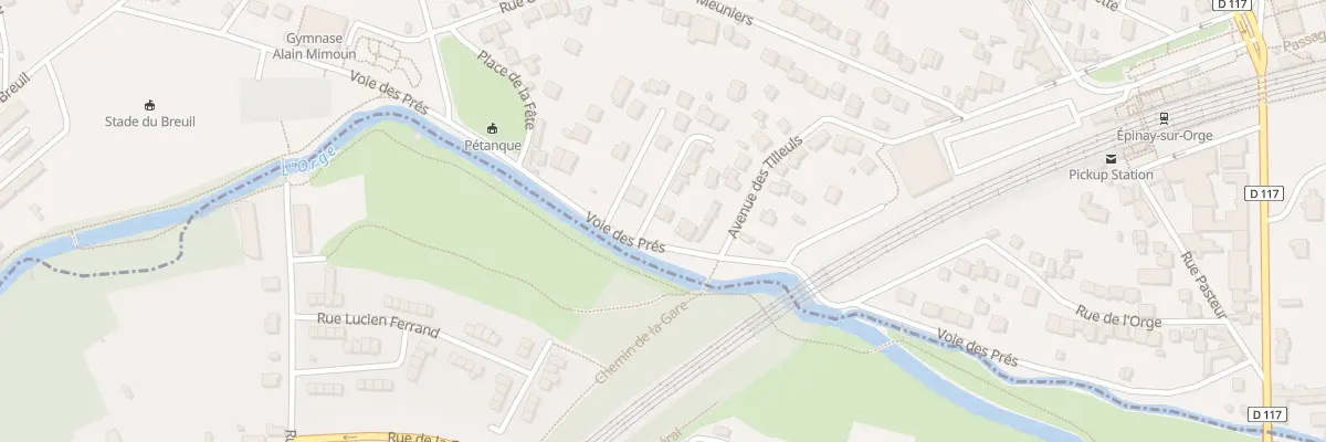 Plan du 28 Voie des Pres à Épinay-sur-Orge