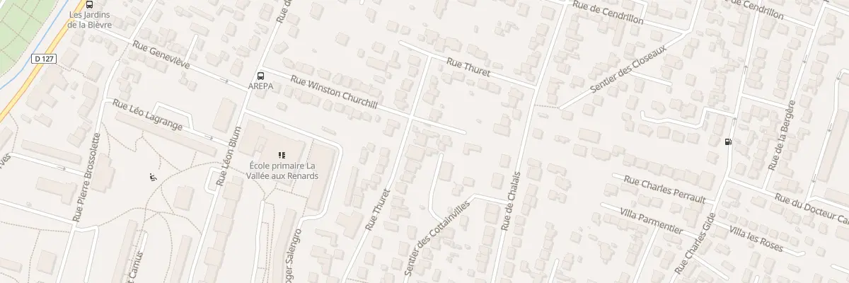 Plan du 19 Rue Thuret à L’Haÿ-les-Roses