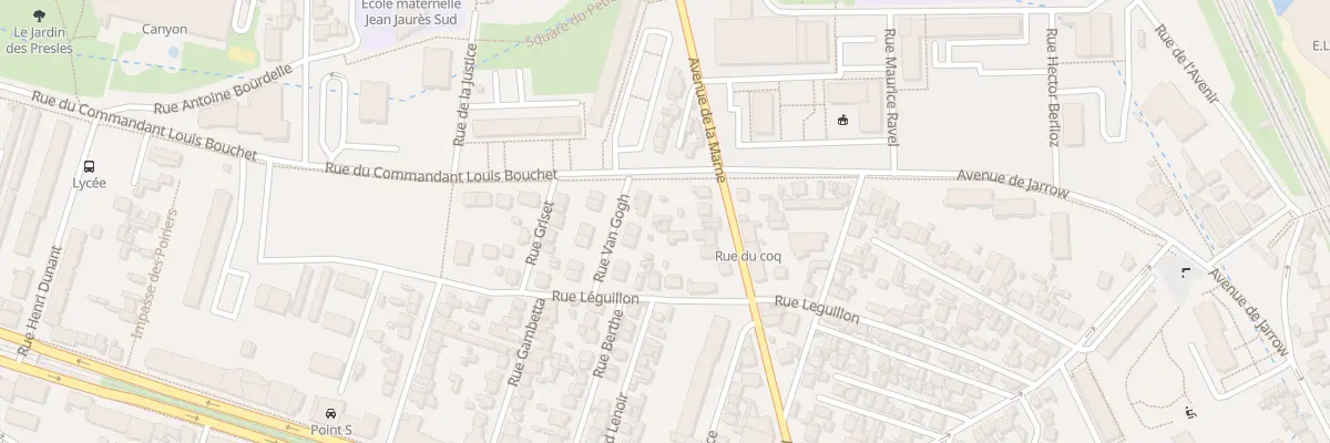 Plan du 23T Av de la Marne à Épinay-sur-Seine