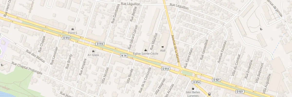 Plan du 131 Av de la République à Épinay-sur-Seine