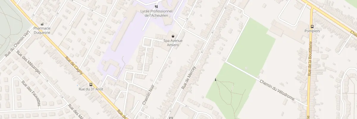 Plan du 108 Rue De Mercey à Amiens