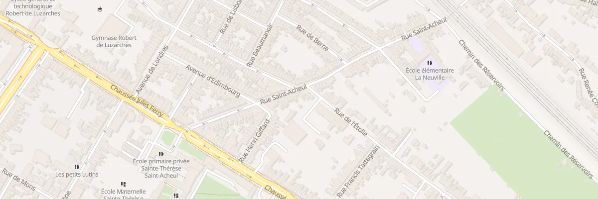 Plan du 54 Rue Saint-Acheul à Amiens