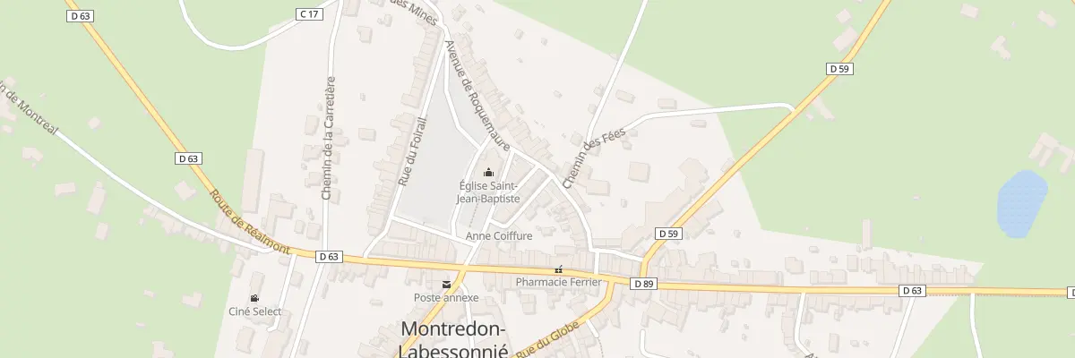 Plan du 7 Rue des Tisserands à Montredon-Labessonnié