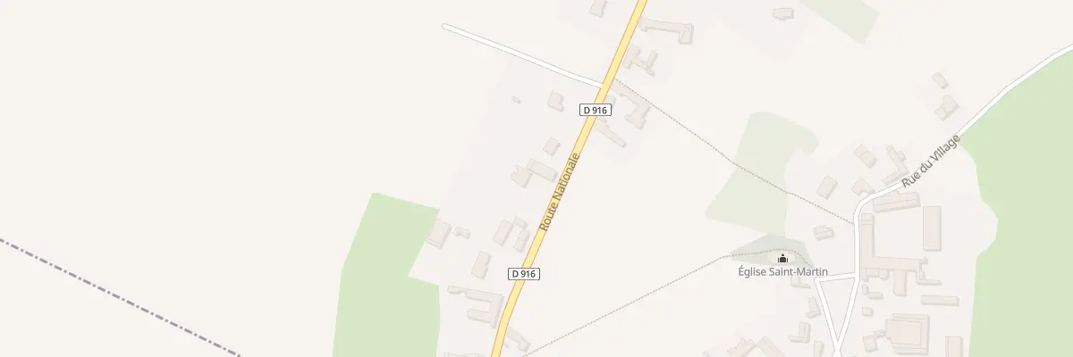 Plan du 14 Rte Nationale à Herlin-le-Sec