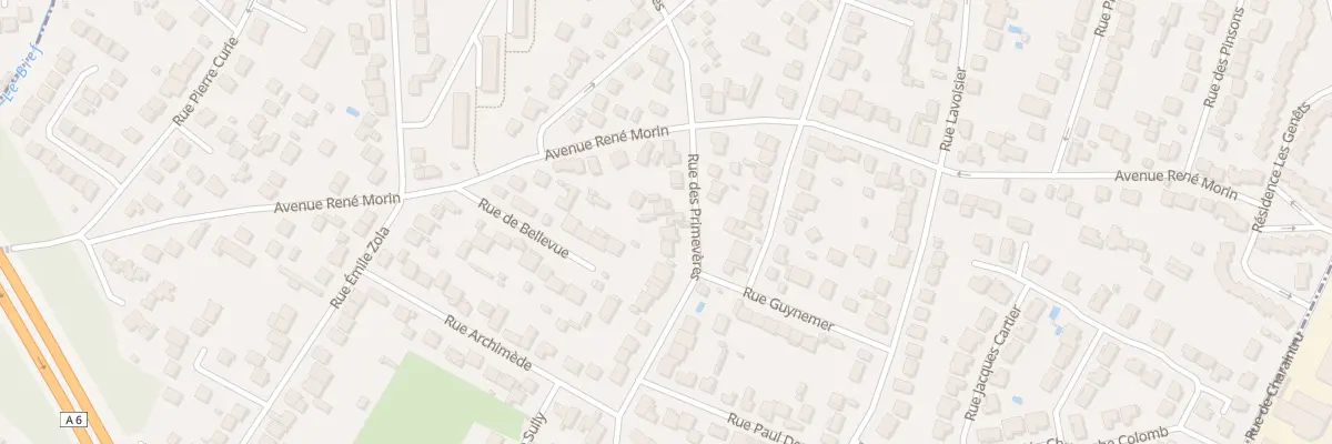 Plan du 36 Rue des Primevères à Morangis
