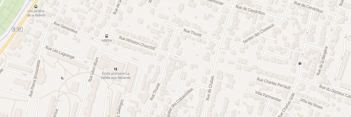 Plan du 17 Rue Thuret à L’Haÿ-les-Roses