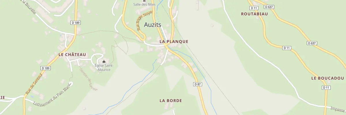 Plan du 5018 Auzits à Auzits