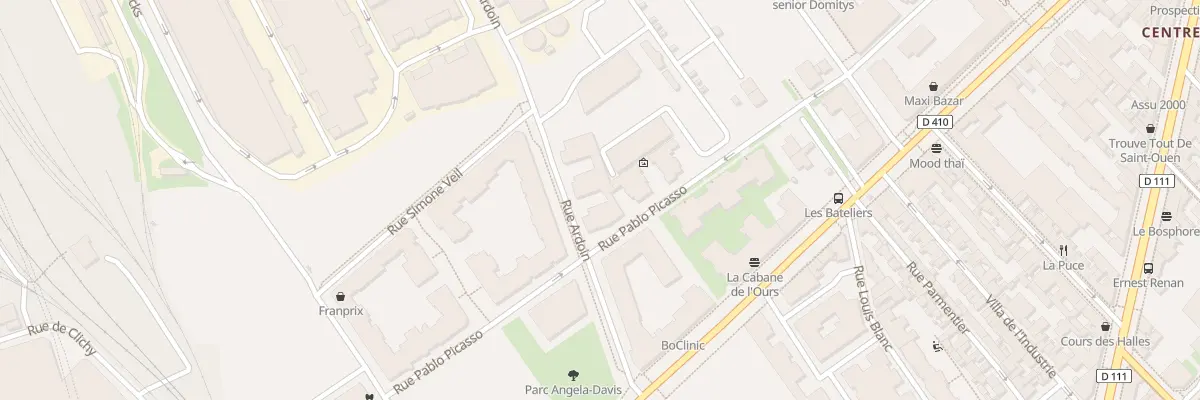 Plan du 93 Rue Ardoin à Saint-Ouen-sur-Seine