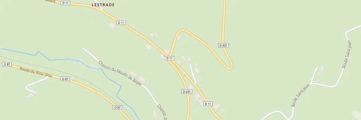 Plan du 2596 Rte des Hospitaliers à Auzits