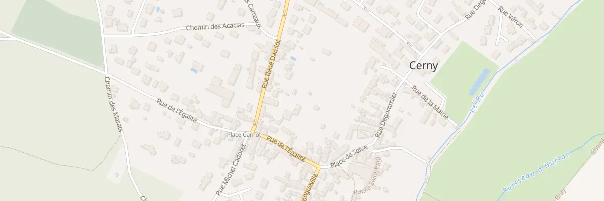 Plan du 8 Rue René Damiot à Cerny