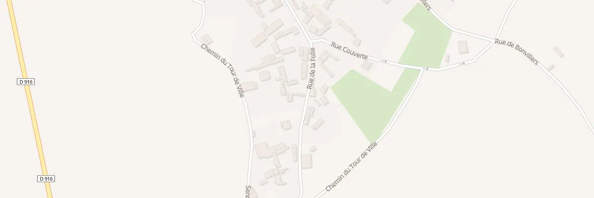 Plan du 12 Rue de la Folie à Beauvoir