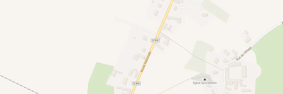 Plan du 12B Rte Nationale à Herlin-le-Sec
