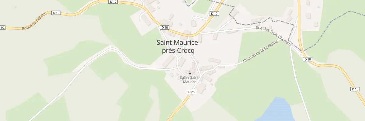 Plan du 5058 Le Bourg à Saint-Maurice-près-Crocq