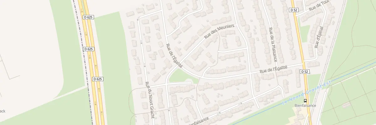 Plan du 133 Rue de l’Égalité à Dunkerque