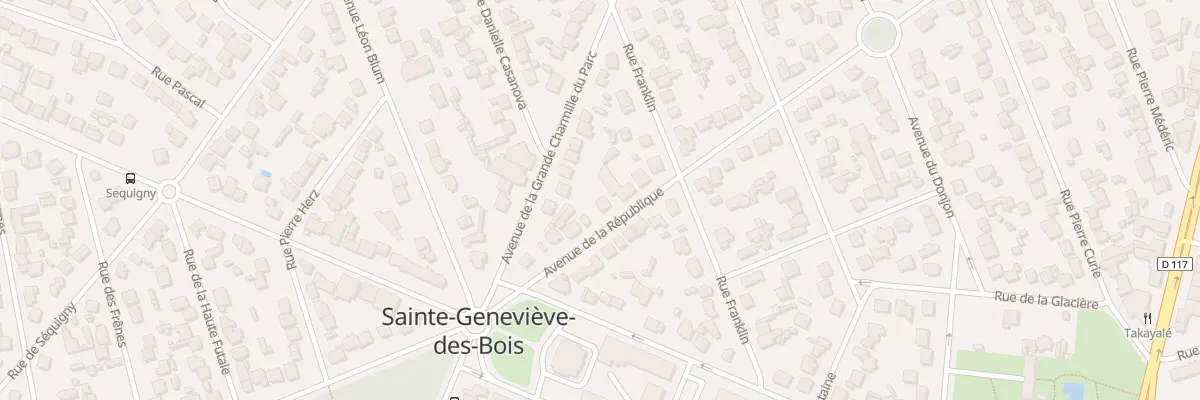 Plan du 81 Av de la République à Sainte-Geneviève-des-Bois