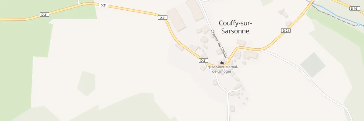Plan du 5012 Le Bourg à Couffy-sur-Sarsonne