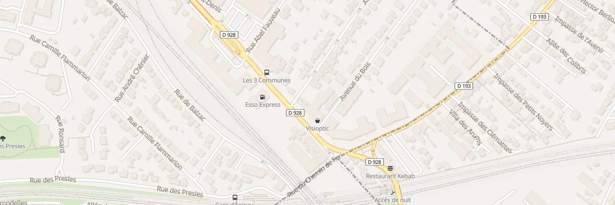 Plan du 14 Rte St Denis à Deuil-la-Barre