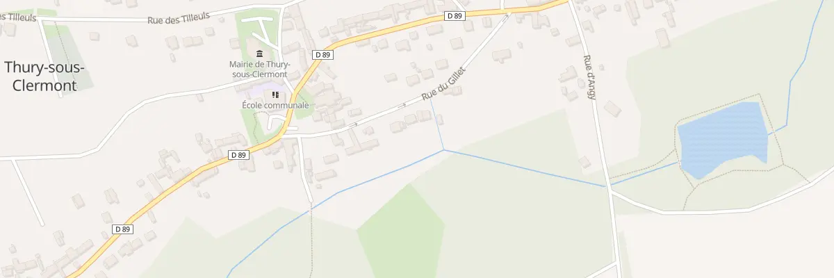 Plan du 120 Rue du Gillet à Thury-sous-Clermont