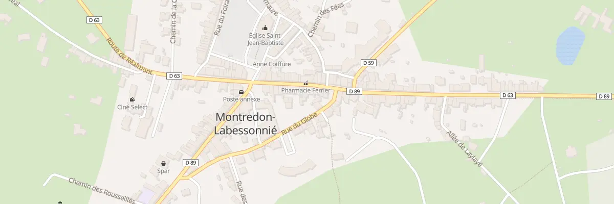 Plan du 18 Gr Grand Rue à Montredon-Labessonnié