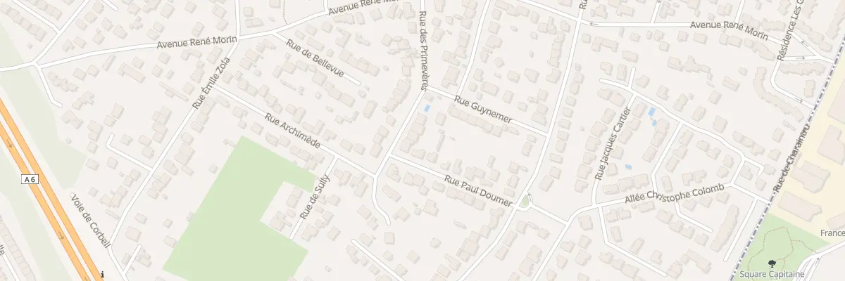 Plan du 57 Rue des Primevères à Morangis
