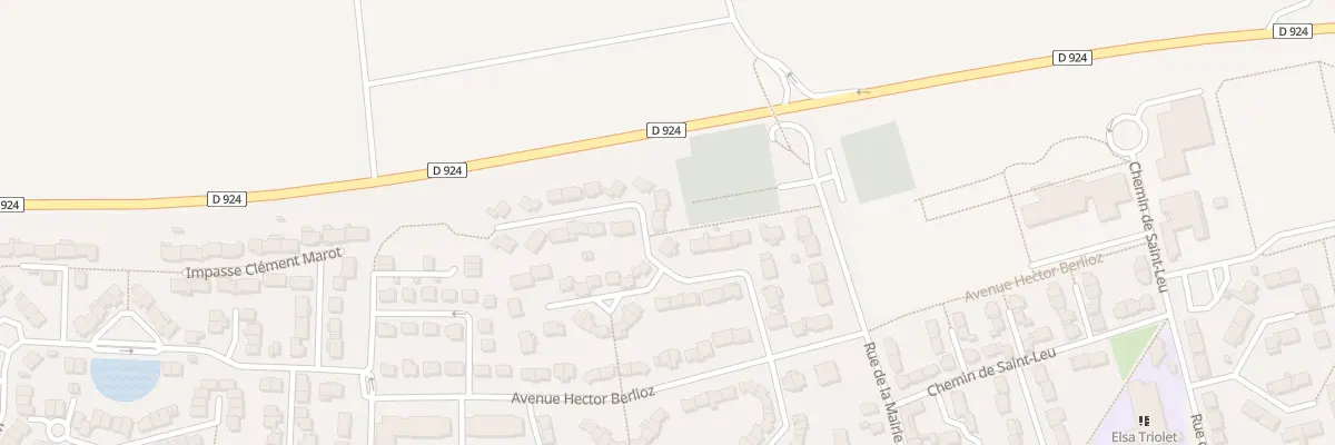 Plan du 2 Vc Georges Brassens à Bruyères-sur-Oise