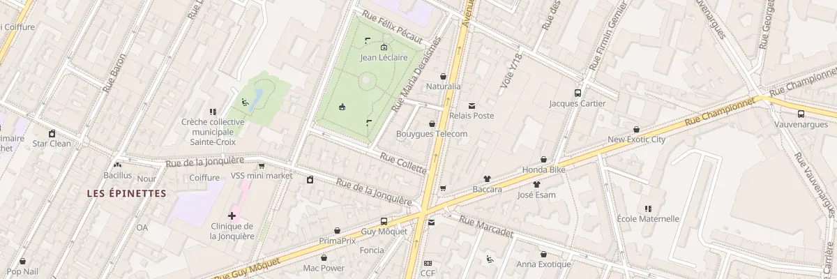 Plan du 7 Imp Saint-Ouen à Paris 17e Arrondissement