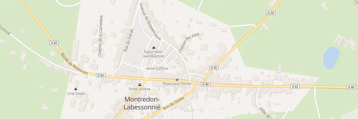 Plan du 10 Rue de la Halle à Montredon-Labessonnié