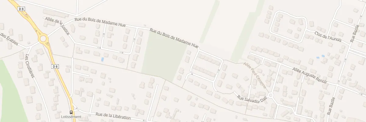 Plan du 4 Rue du Bois de Madame Hue à Saint-Vrain