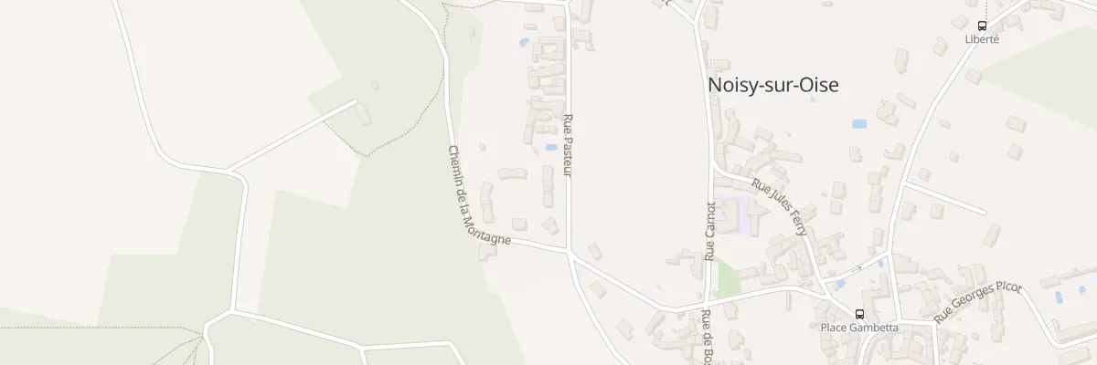 Plan du 9007 Rue Pasteur à Noisy-sur-Oise