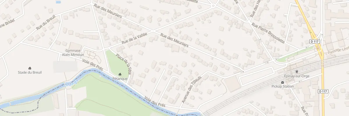 Plan du 15 Rue des Meuniers à Épinay-sur-Orge