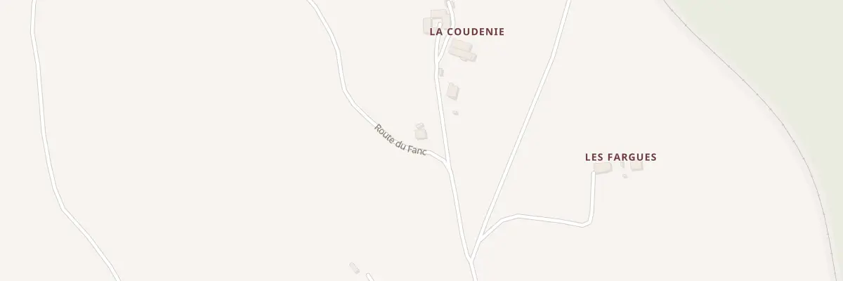 Plan du 6 Rte du Fanc à Tanus