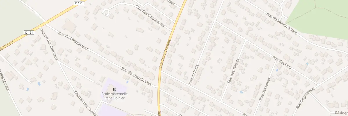 Plan du 32 Rue René Damiot à Cerny