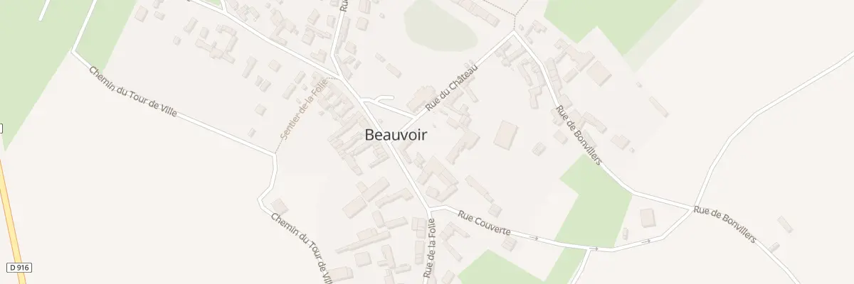 Plan du 8 Pl de Beauvoir à Beauvoir