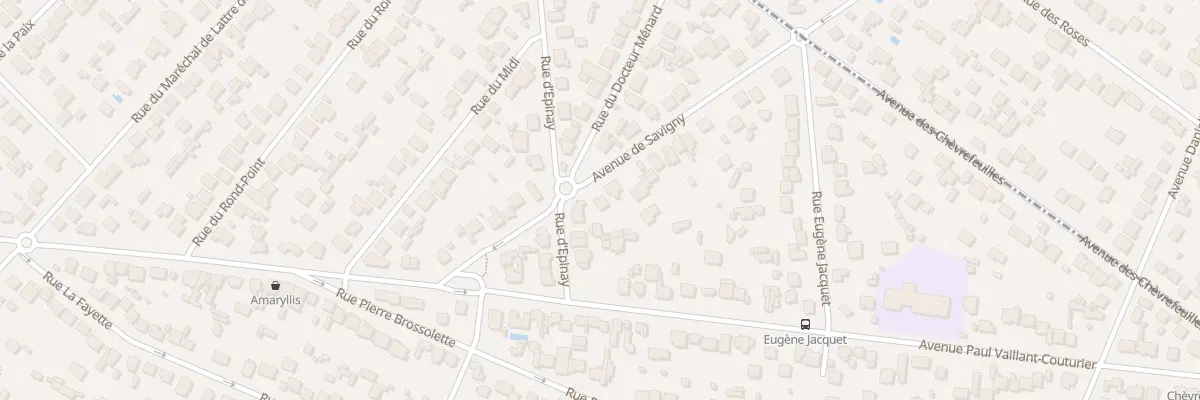 Plan du 12 Av de Savigny à Sainte-Geneviève-des-Bois