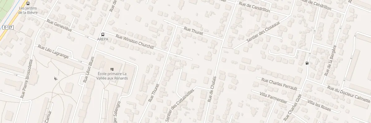 Plan du 15B Rue Thuret à L’Haÿ-les-Roses