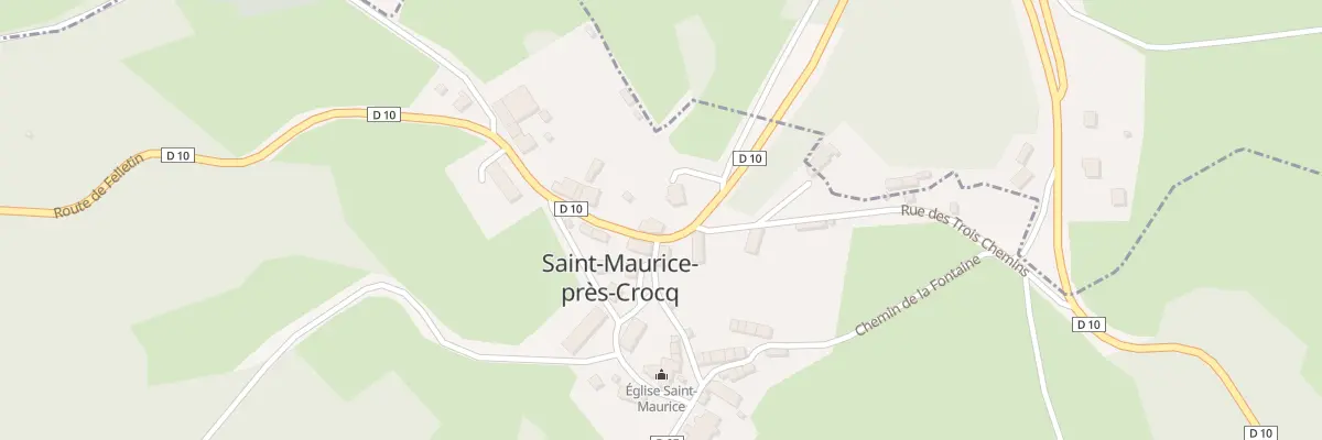 Plan du 5040 Le Bourg à Saint-Maurice-près-Crocq