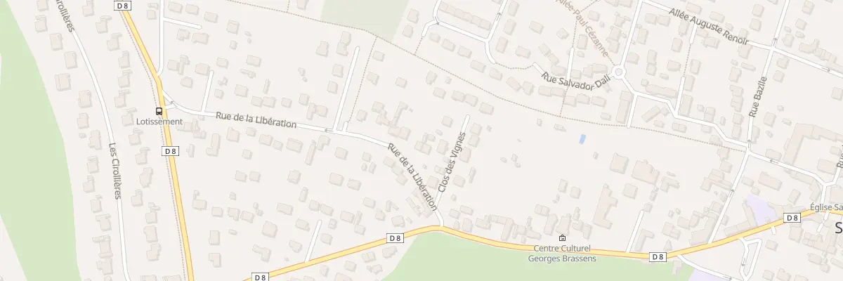 Plan du 58 Rue de la Libération à Saint-Vrain